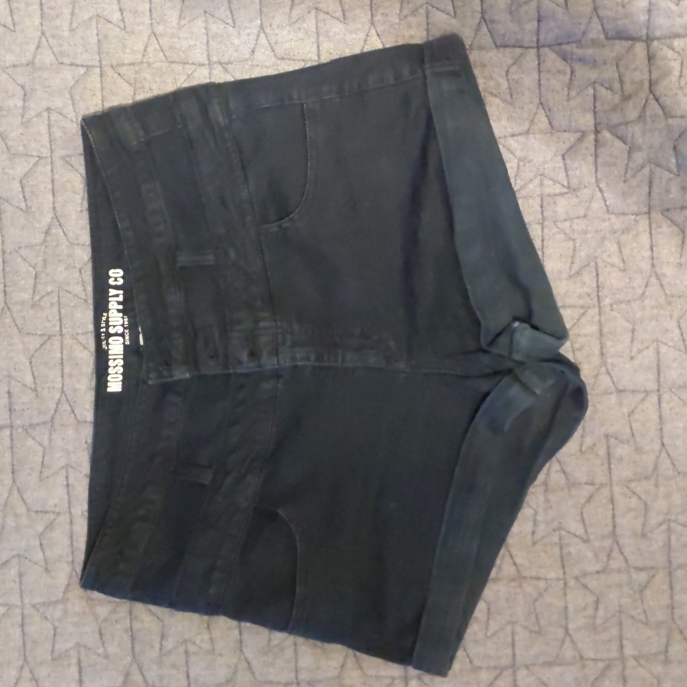 Black High Waist Shorts